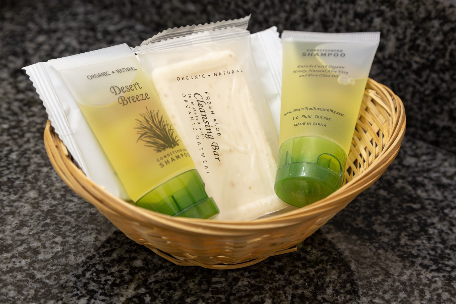 Complimentary toiletries